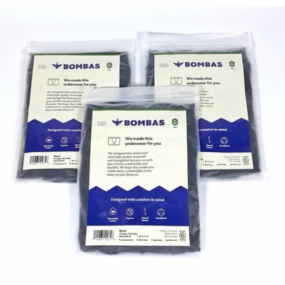 BOMBAS Boxer Brief Cotton Men Flyless Underwear XL/XXL (Waist 38-45”) - Picture 4 of 4